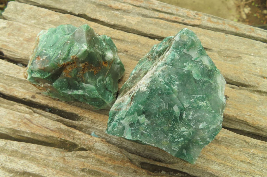 Natural Jade Cobbed Specimens x 12 From Swaziland - Toprock Gemstones and Minerals 