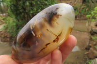 Polished Agate Standing Free Forms x 6 From Madagascar - Toprock Gemstones and Minerals 