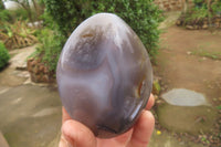Polished Agate Standing Free Forms x 6 From Madagascar - Toprock Gemstones and Minerals 