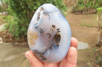 Polished Agate Standing Free Forms x 6 From Madagascar - Toprock Gemstones and Minerals 