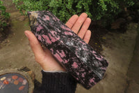 Polished Rhodonite Tower x 1 From Ambindavato, Madagascar - Toprock Gemstones and Minerals 