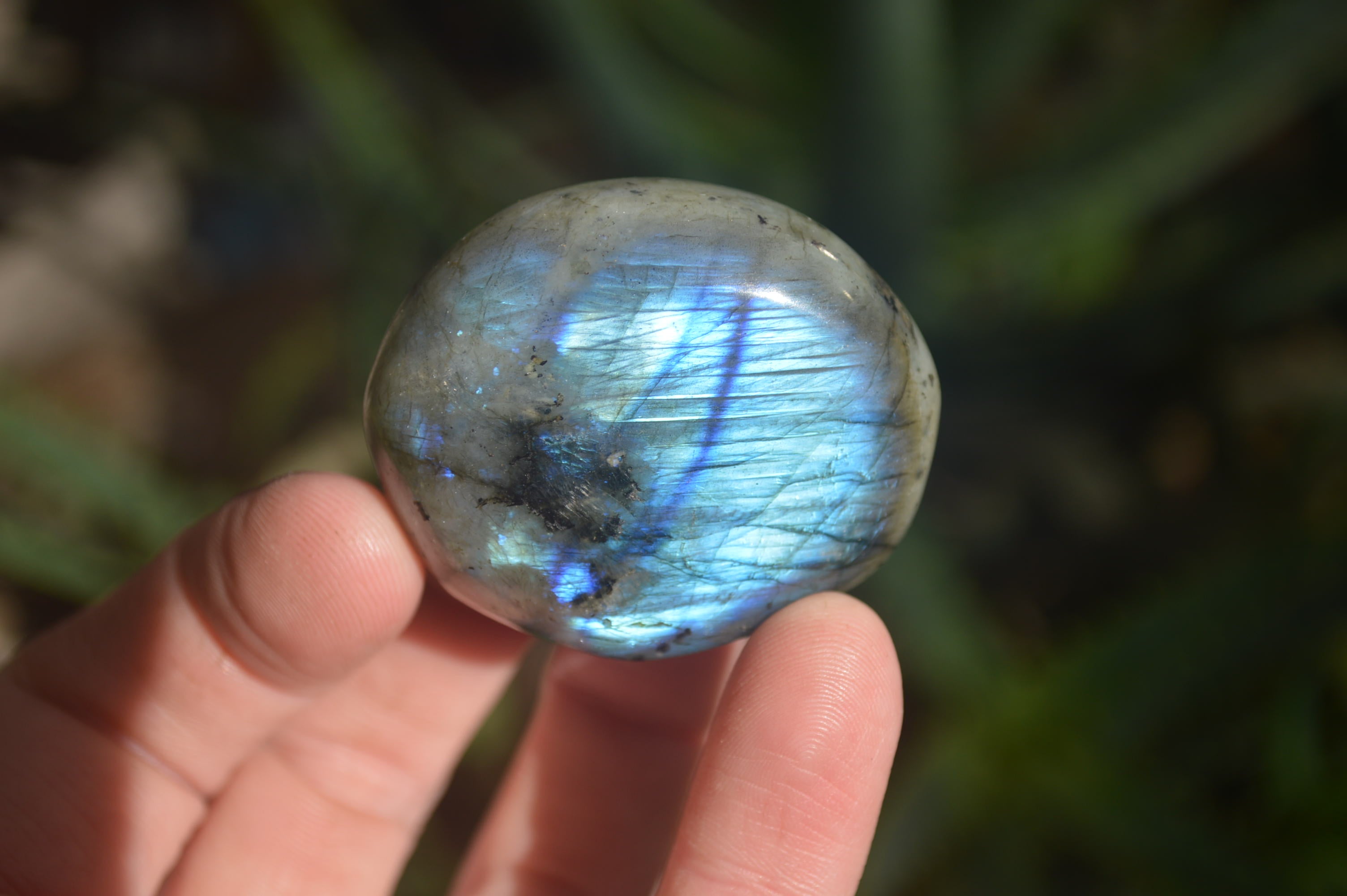 Polished Labradorite Palm Stones x 24 From Madagascar - Toprock Gemstones and Minerals 