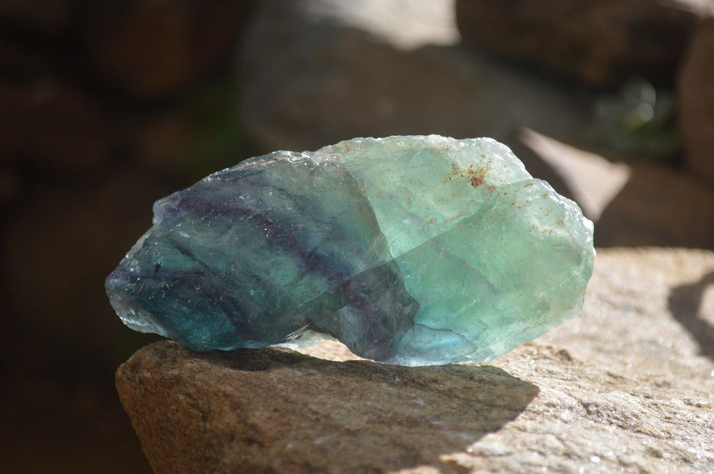 Natural Watermelon Fluorite Cobbed Specimens x 4 From Uis, Namibia - Toprock Gemstones and Minerals 