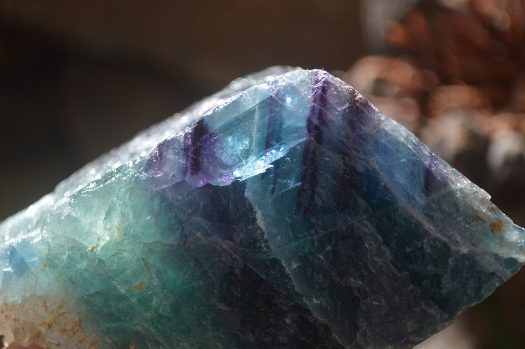 Natural Watermelon Fluorite Cobbed Specimens x 4 From Uis, Namibia - Toprock Gemstones and Minerals 