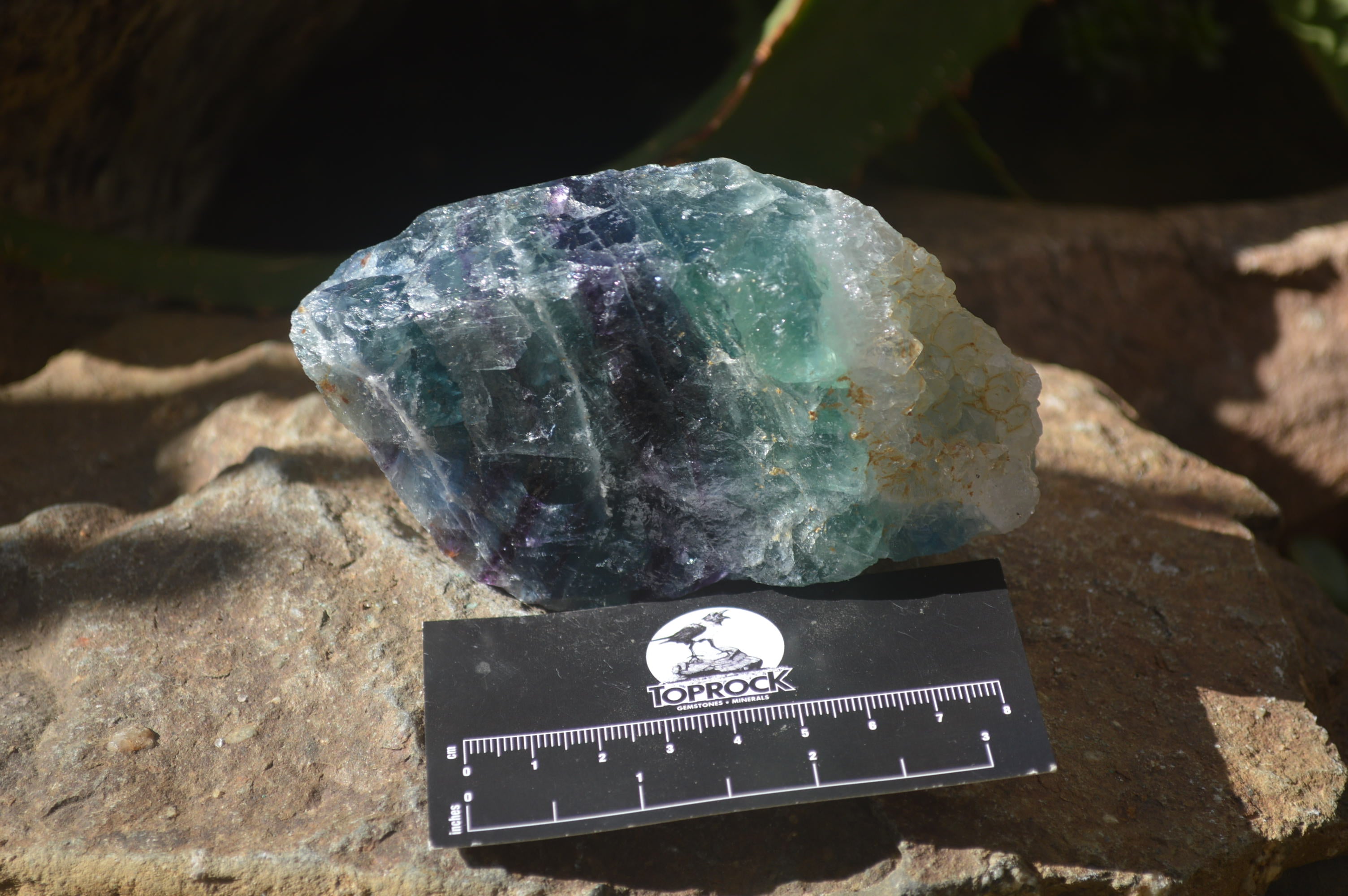 Natural Watermelon Fluorite Cobbed Specimens x 4 From Uis, Namibia - Toprock Gemstones and Minerals 