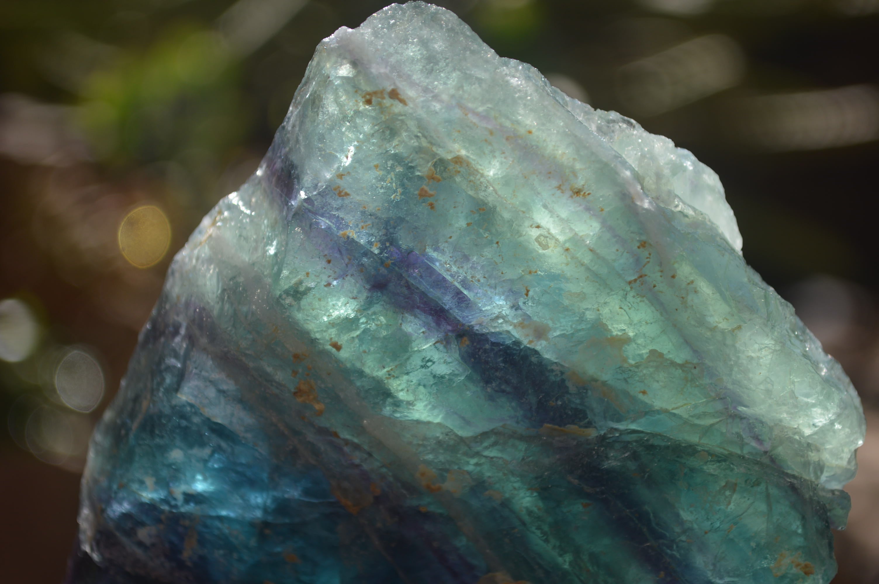 Natural Watermelon Fluorite Cobbed Specimens x 4 From Uis, Namibia - Toprock Gemstones and Minerals 