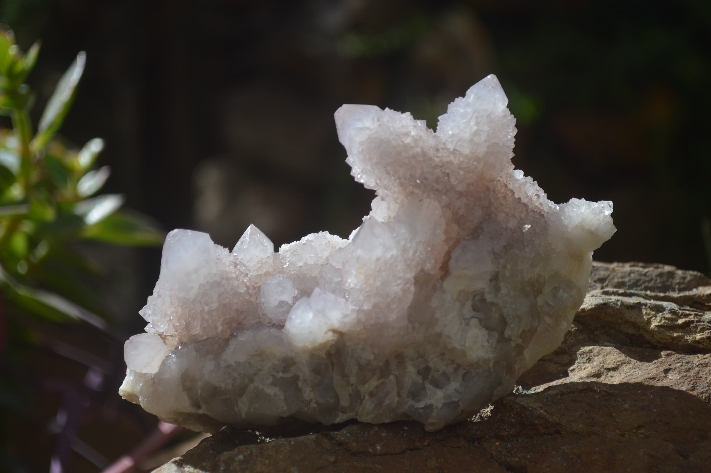 Natural Pale Spirit Quartz Clusters x 3 From Boekenhouthoek, South Africa - Toprock Gemstones and Minerals 