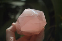 Polished Double Terminated Rose Quartz Points x 2 Madagascar - Toprock Gemstones and Minerals 