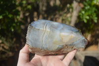 Polished Banded Agate Display Piece x 1 From Madagascar - Toprock Gemstones and Minerals 