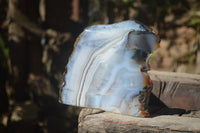 Polished Banded Agate Display Piece x 1 From Madagascar - Toprock Gemstones and Minerals 