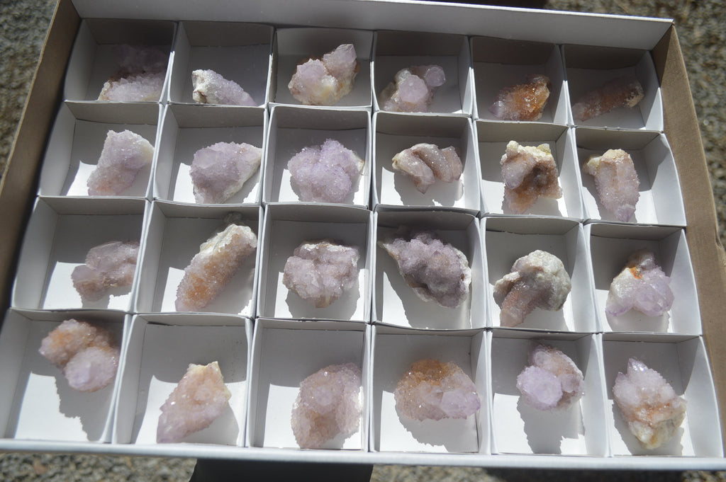 Natural Ametrine Spirit Quartz Crystals x 24 From Boekenhouthoek, South Africa - Toprock Gemstones and Minerals 