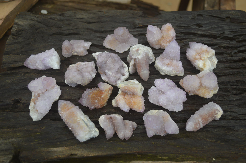 Natural Ametrine Spirit Quartz Crystals x 24 From Boekenhouthoek, South Africa - Toprock Gemstones and Minerals 
