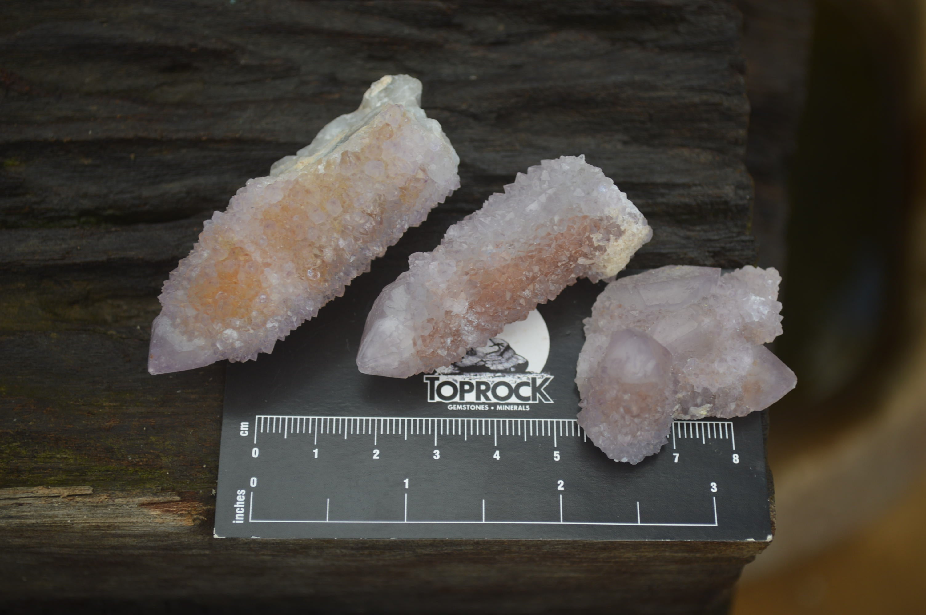 Natural Ametrine Spirit Quartz Crystals x 24 From Boekenhouthoek, South Africa - Toprock Gemstones and Minerals 