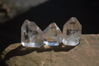 Polished Smokey Phantom Quartz Crystals x 12 From Madagascar - Toprock Gemstones and Minerals 