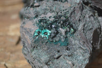 Natural Libethenite Crystals On Dolomite Matrix Specimen x 1 From Shituru, Congo - Toprock Gemstones and Minerals 