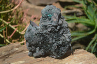 Natural Libethenite Crystals On Dolomite Matrix Specimen x 1 From Shituru, Congo - Toprock Gemstones and Minerals 