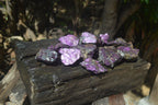 Natural Metallic Purpurite Cobbed Specimens x 12 From Erongo, Namibia - Toprock Gemstones and Minerals 