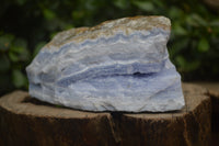 Natural Crystalline Blue Lace Agate Specimens x 3 From Namibia - Toprock Gemstones and Minerals 