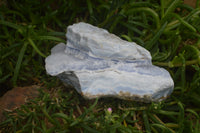 Natural Crystalline Blue Lace Agate Specimens x 3 From Namibia - Toprock Gemstones and Minerals 