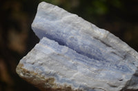 Natural Crystalline Blue Lace Agate Specimens x 3 From Namibia - Toprock Gemstones and Minerals 