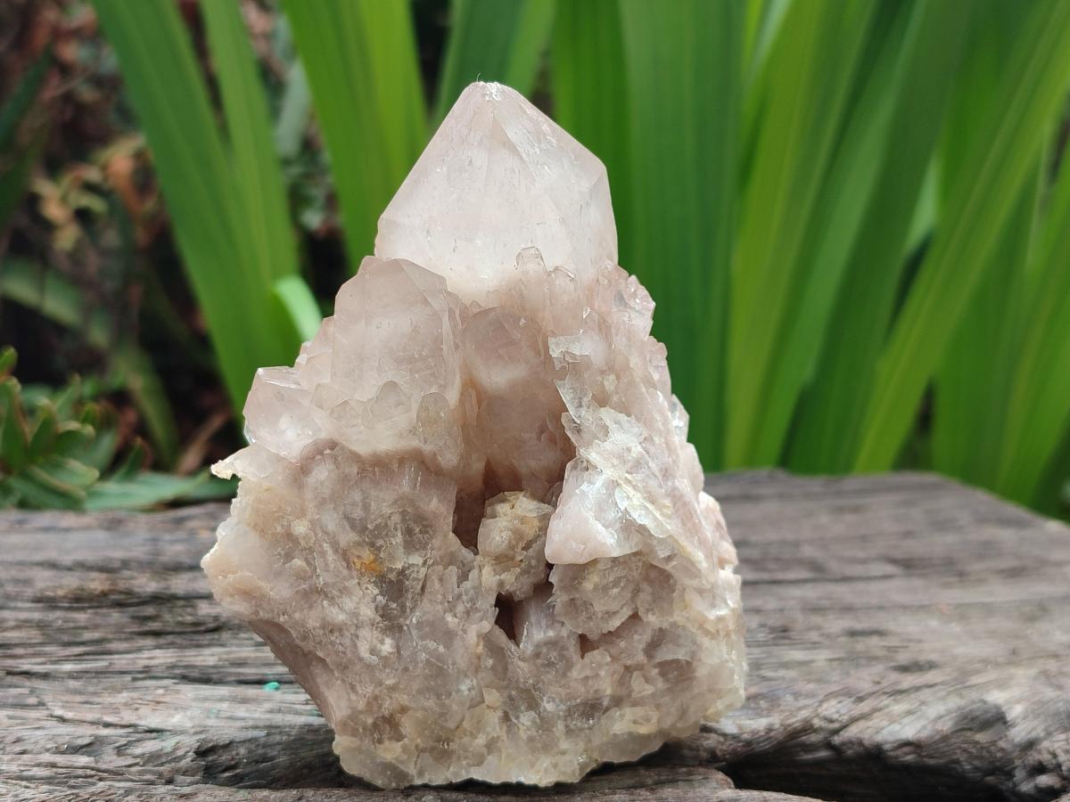Natural Cascading Smokey Quartz Clusters x 2 From Luena, Congo - Toprock Gemstones and Minerals 