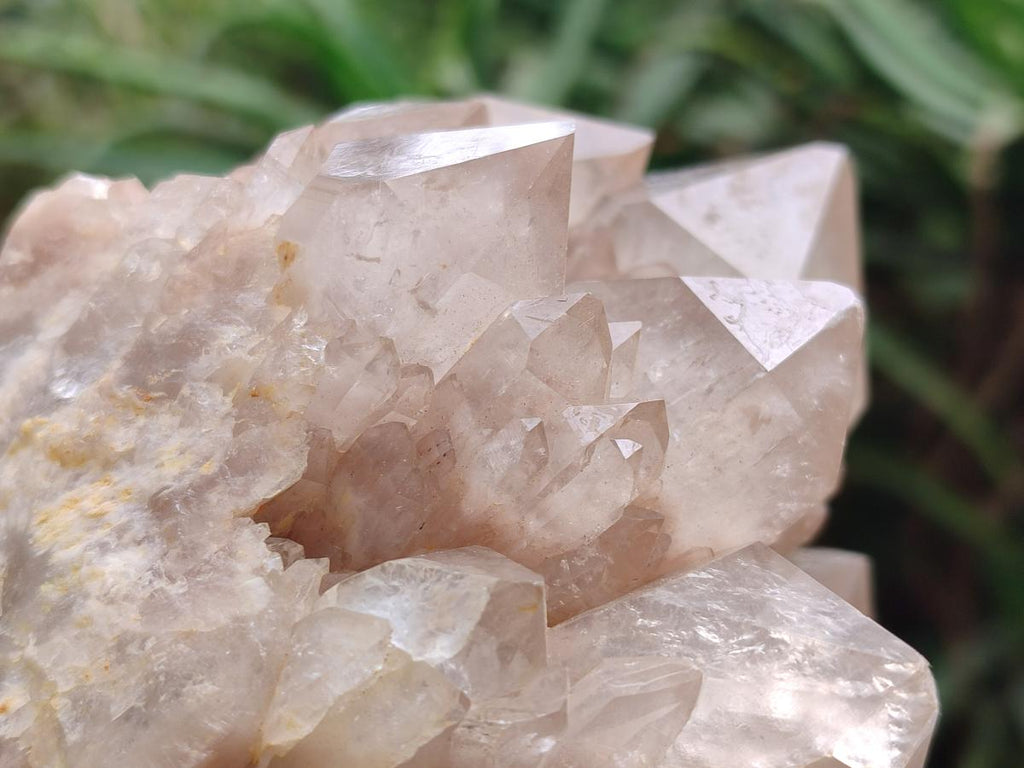 Natural Cascading Smokey Quartz Clusters x 2 From Luena, Congo - Toprock Gemstones and Minerals 