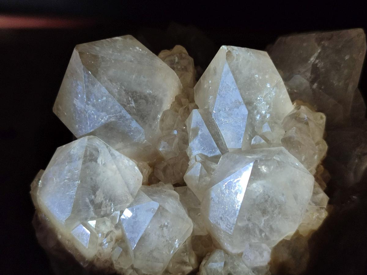 Natural Cascading Smokey Quartz Clusters x 2 From Luena, Congo - Toprock Gemstones and Minerals 
