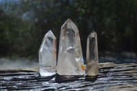 Polished Clear Smokey Quartz Crystals x 4 From Madagascar - Toprock Gemstones and Minerals 