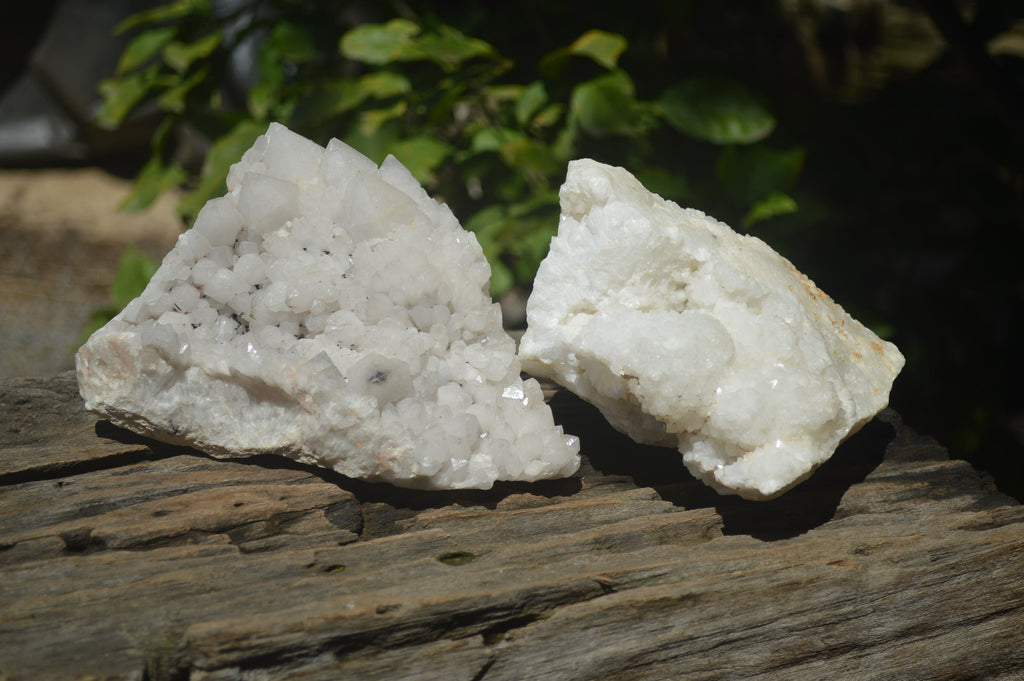 Natural Cascading Candle Quartz Clusters x 2 From Antsirabe, Madagascar - Toprock Gemstones and Minerals 