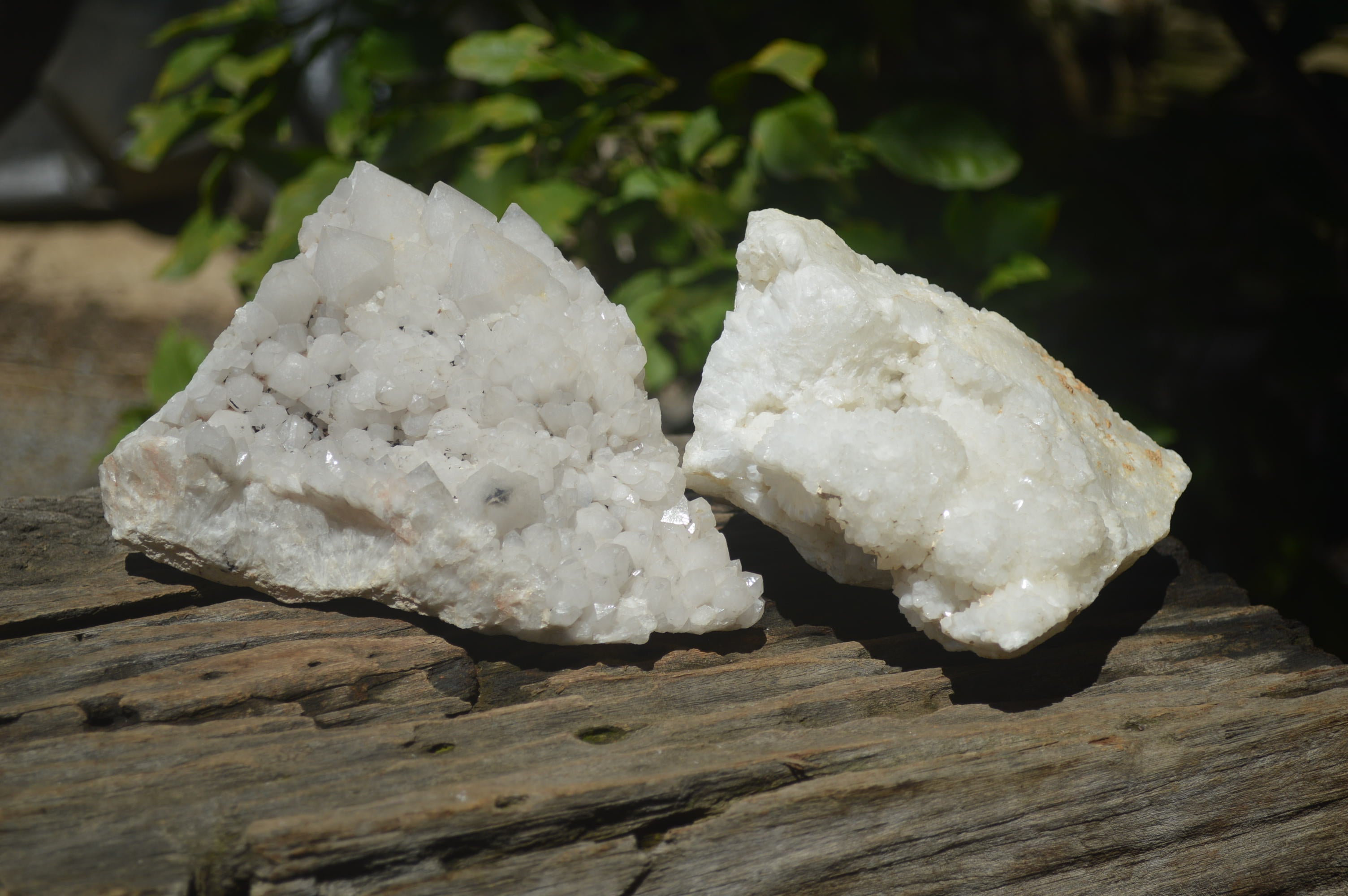 Natural Cascading Candle Quartz Clusters x 2 From Antsirabe, Madagascar - Toprock Gemstones and Minerals 