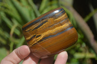 Polished Tiger's Eye Free Forms x 5 From Prieska, South Africa