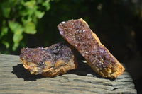 Natural Amethystos Amethyst Plates x 6 From Kwaggafontein, South Africa - Toprock Gemstones and Minerals 