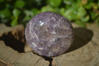 Polished Lepidolite with Pink Rubellite Palm Stones x 24 From Ambatondrazaka, Madagascar - Toprock Gemstones and Minerals 