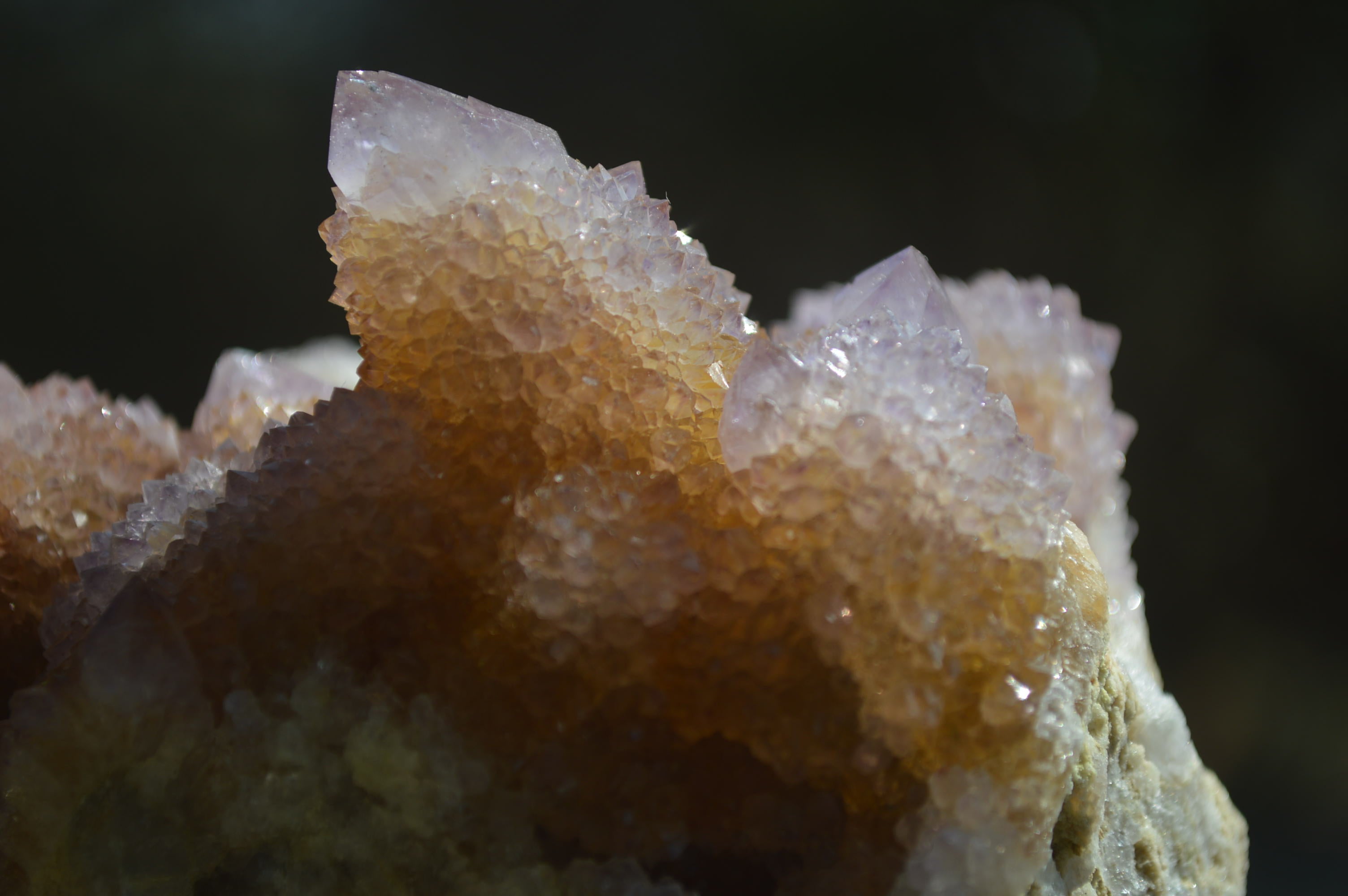 Natural Ametrine Spirit Quartz Clusters x 2 From Boekenhouthoek, South Africa - Toprock Gemstones and Minerals 
