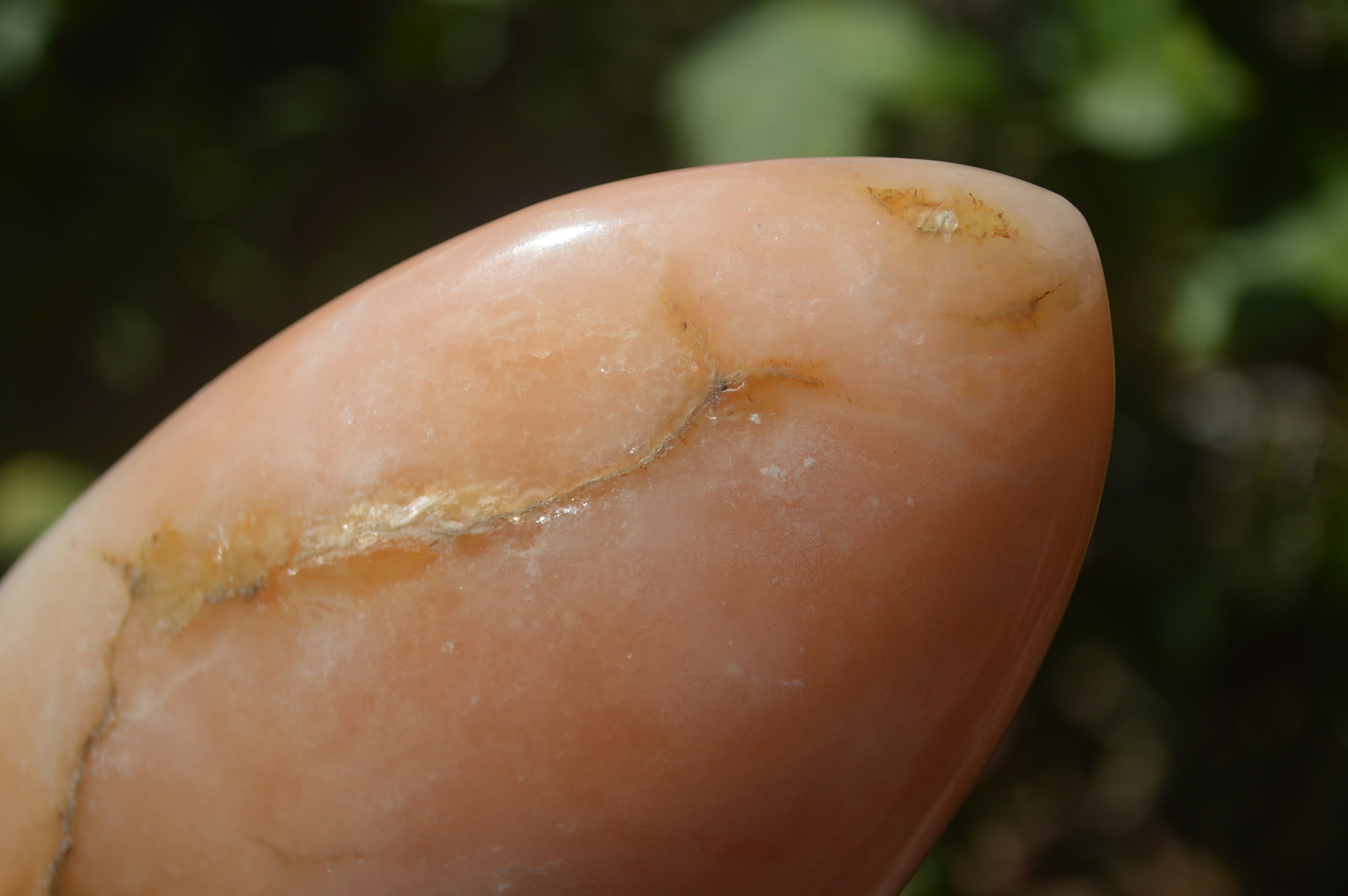 Polished Orange Twist Calcite Standing Free Forms x 2 From Madagascar - Toprock Gemstones and Minerals 