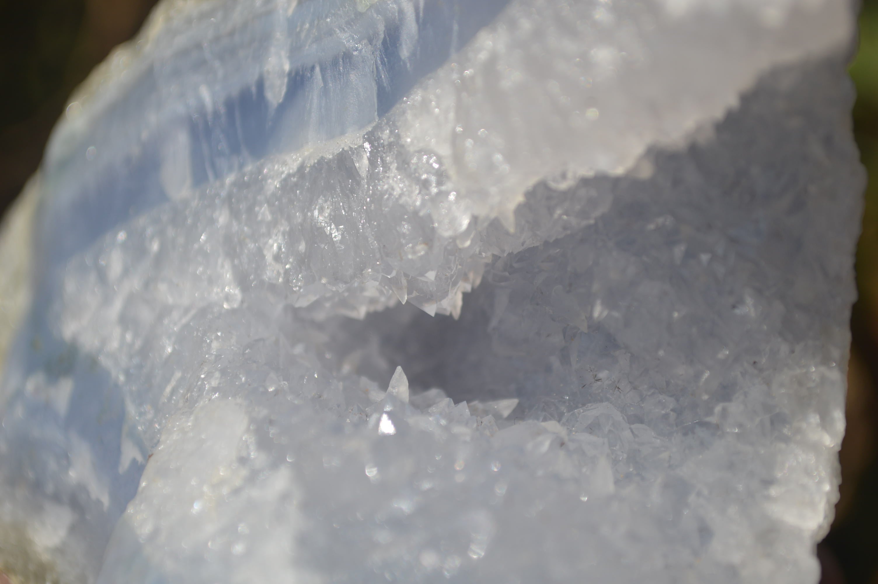 Natural Blue Lace Agate Geode Specimens x 5 From Malawi - Toprock Gemstones and Minerals 