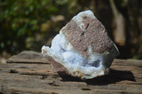 Natural Blue Lace Agate Geode Specimens x 5 From Malawi - Toprock Gemstones and Minerals 