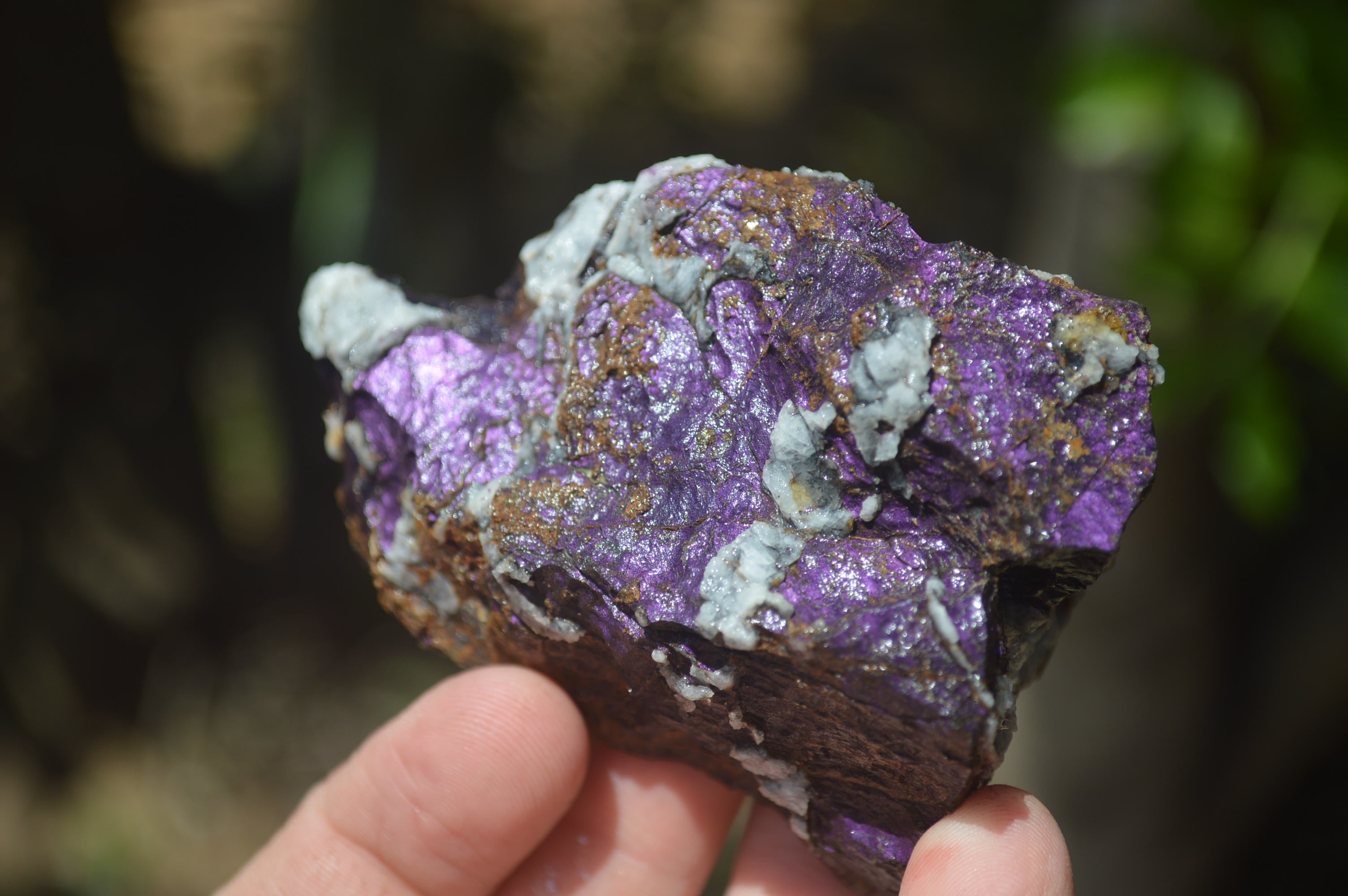 Natural Metallic Purpurite Cobbed Specimens x 13 From Erongo, Namibia - Toprock Gemstones and Minerals 