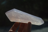 Polished Double Terminated Rose Quartz Points x 6 From Ambatondrazaka, Madagascar - Toprock Gemstones and Minerals 