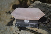 Polished Double Terminated Rose Quartz Points x 6 From Ambatondrazaka, Madagascar - Toprock Gemstones and Minerals 