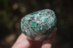 Polished Rare Emerald Mica In Matrix Standing Free Forms x 4 From Mutoko, Zimbabwe - Toprock Gemstones and Minerals 