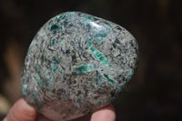 Polished Rare Emerald Mica In Matrix Standing Free Forms x 4 From Mutoko, Zimbabwe - Toprock Gemstones and Minerals 
