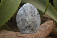 Polished Dendritic Opal Standing Free Forms x 3 From Madagascar - Toprock Gemstones and Minerals 