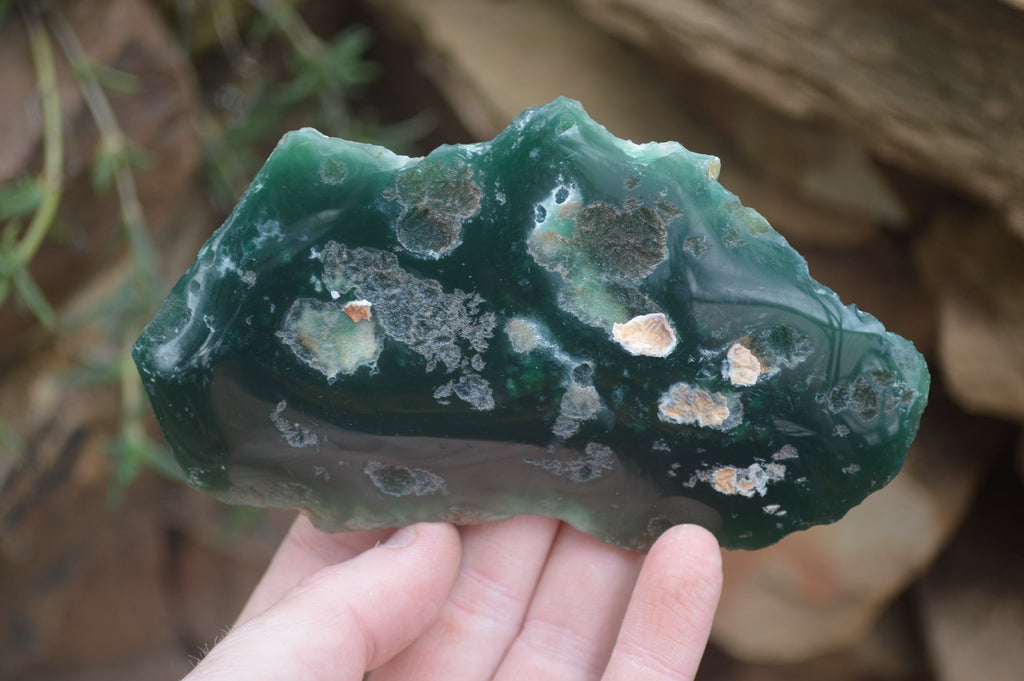 Polished On One Side Emerald Mtorolite x 6 From Mutorashanga, Zimbabwe - Toprock Gemstones and Minerals 