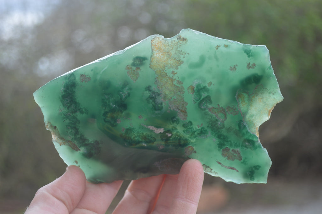 Polished On One Side Emerald Mtorolite x 6 From Mutorashanga, Zimbabwe - Toprock Gemstones and Minerals 