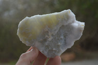 Natural Etched Blue Chalcedony Specimens x 6 From Nsanje, Malawi - Toprock Gemstones and Minerals 