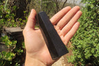 Polished Black Basalt Points x 6 From Madagascar - Toprock Gemstones and Minerals 
