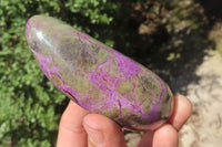 Polished Stichtite Standing Free Forms x 6 From Barberton, South Africa - Toprock Gemstones and Minerals 