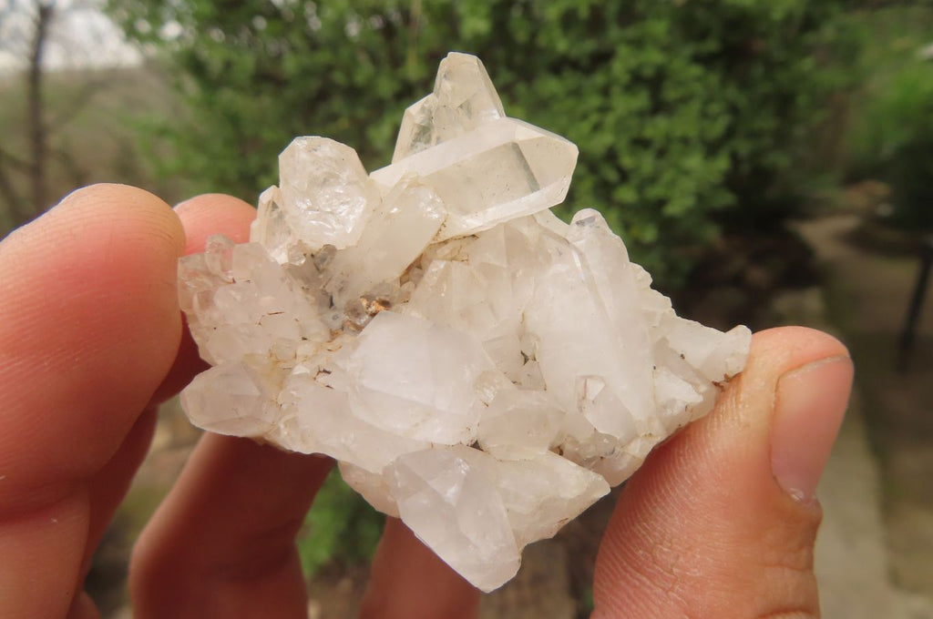 Natural Clear Quartz Crystal Clusters x 35 From Madagascar - Toprock Gemstones and Minerals 
