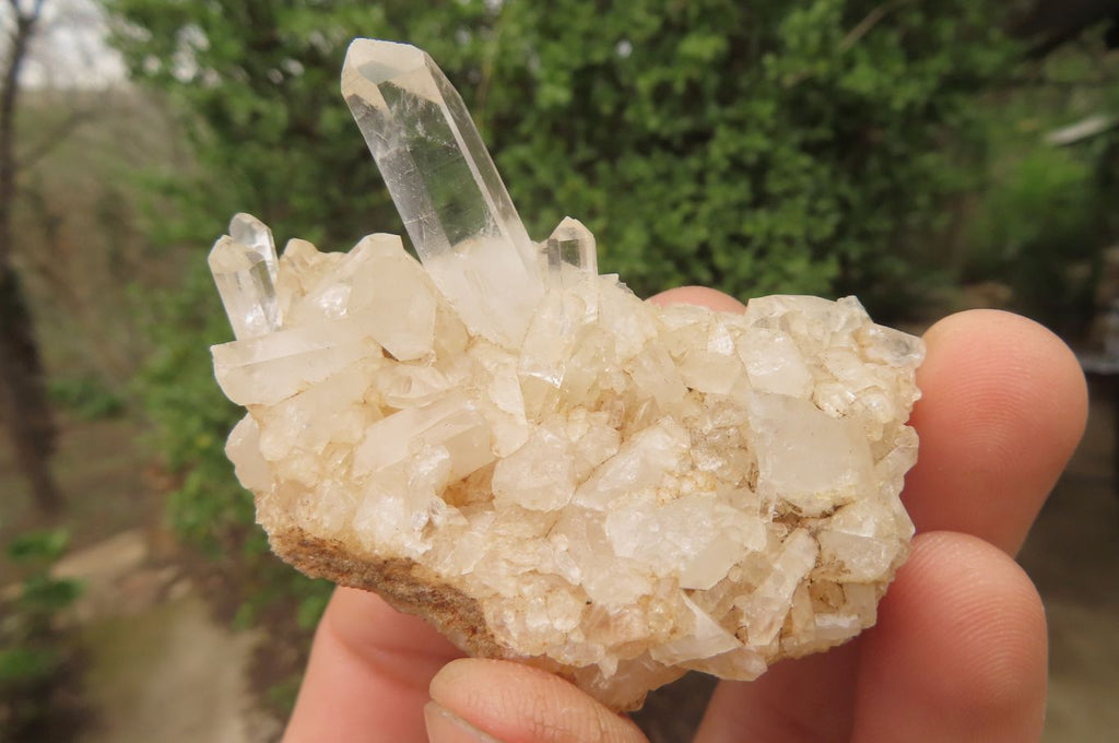 Natural Clear Quartz Crystal Clusters x 35 From Madagascar - Toprock Gemstones and Minerals 